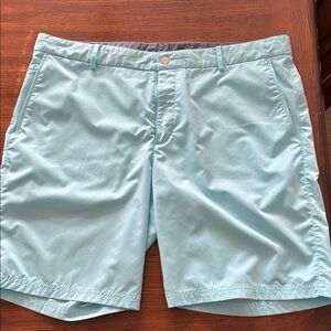 Nike Men’s light Blue Flat-Front Performance Shorts